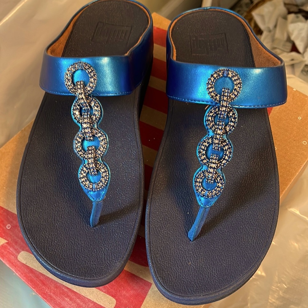 Fitflop Fino Sparkle Toe-Thongs